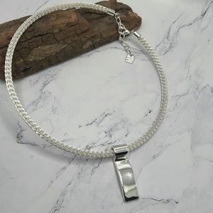 Nine West Silver Pendant Necklace.